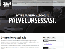 Tablet Screenshot of dreamdriver.fi